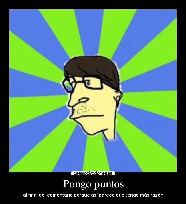 Pongo puntos -