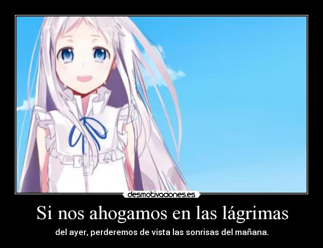 carteles anohana menma harukaze desmotivaciones