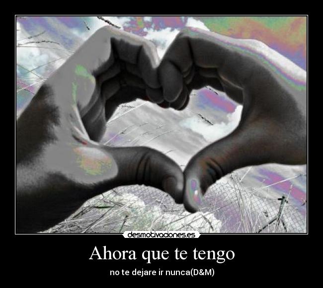 Ahora que te tengo -