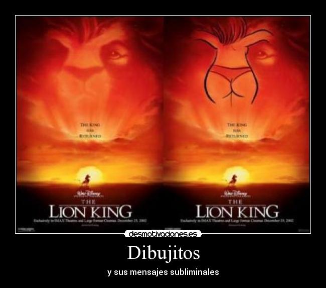 Dibujitos - y sus mensajes subliminales