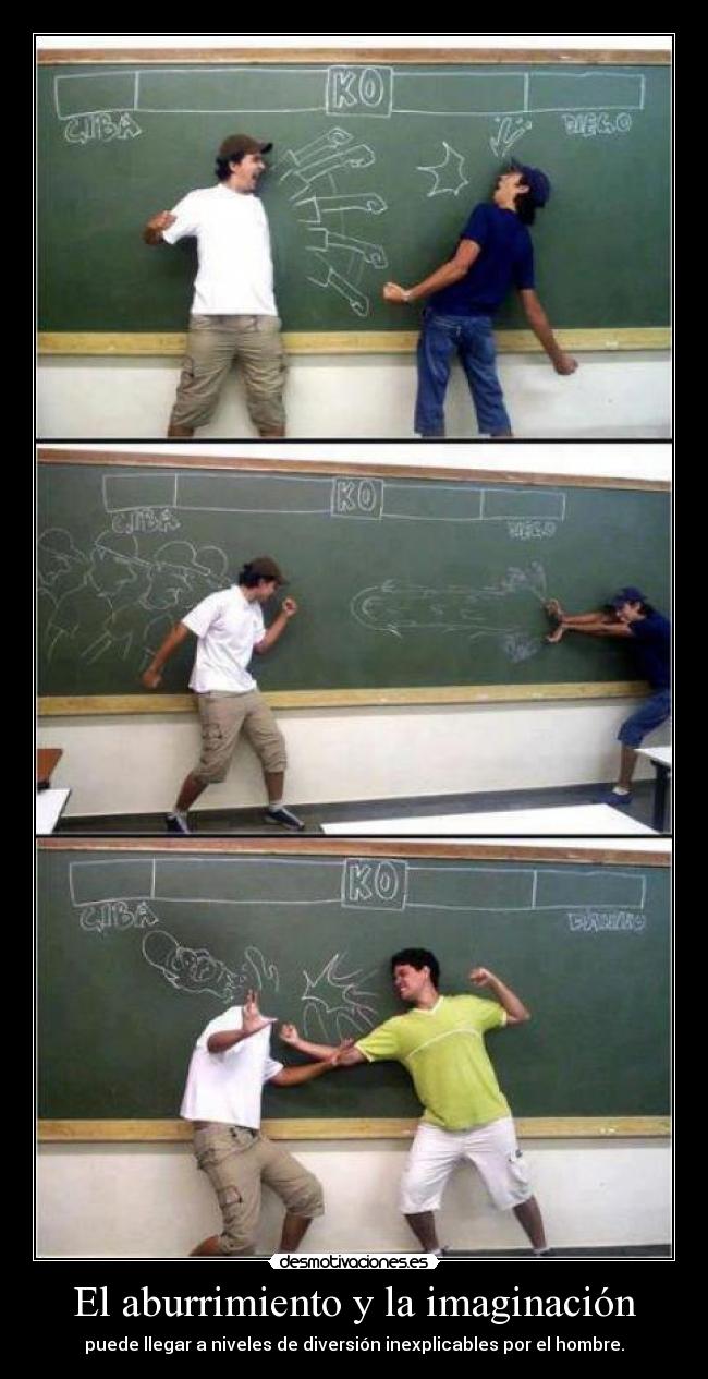 El aburrimiento y la imaginación -