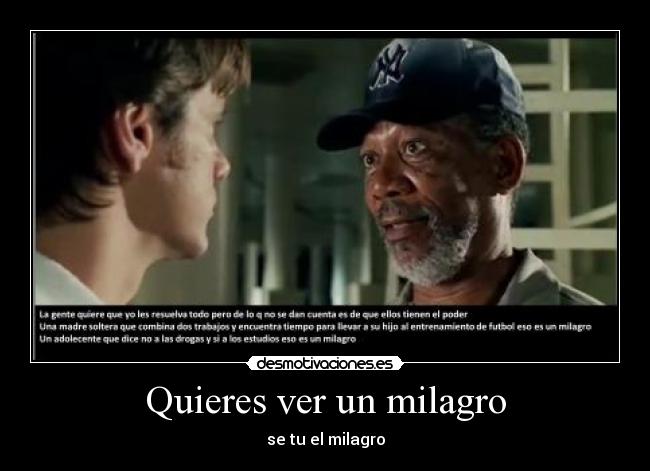 carteles milagro desmotivaciones