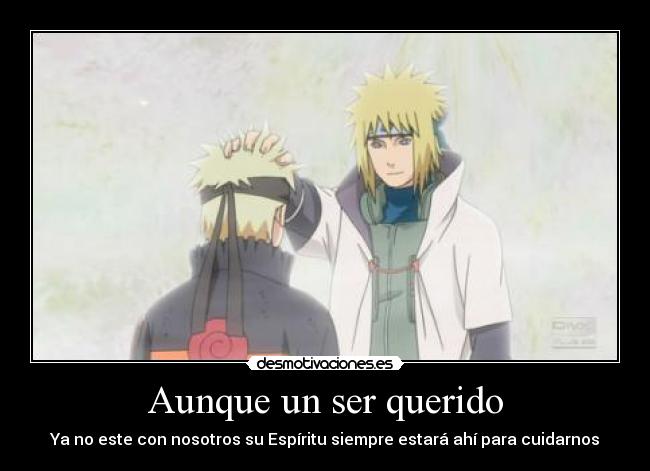 Aunque un ser querido - Ya no este con nosotros su Espíritu siempre estará ahí para cuidarnos
