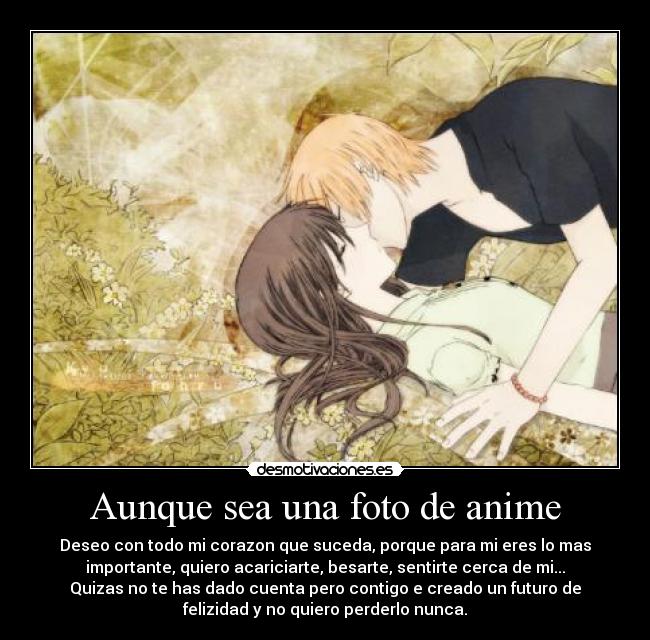 Aunque sea una foto de anime - 