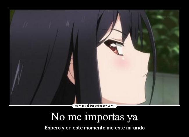 No me importas ya -