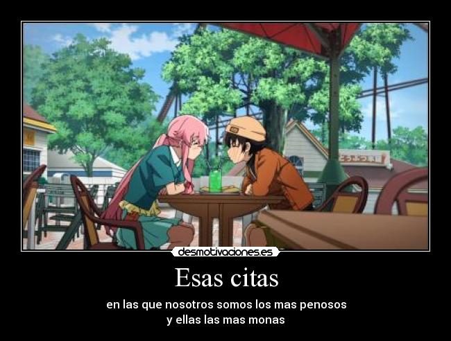 carteles mirai nikki yuno gasai yuukiiteru echos reales parejas citas novios desmotivaciones