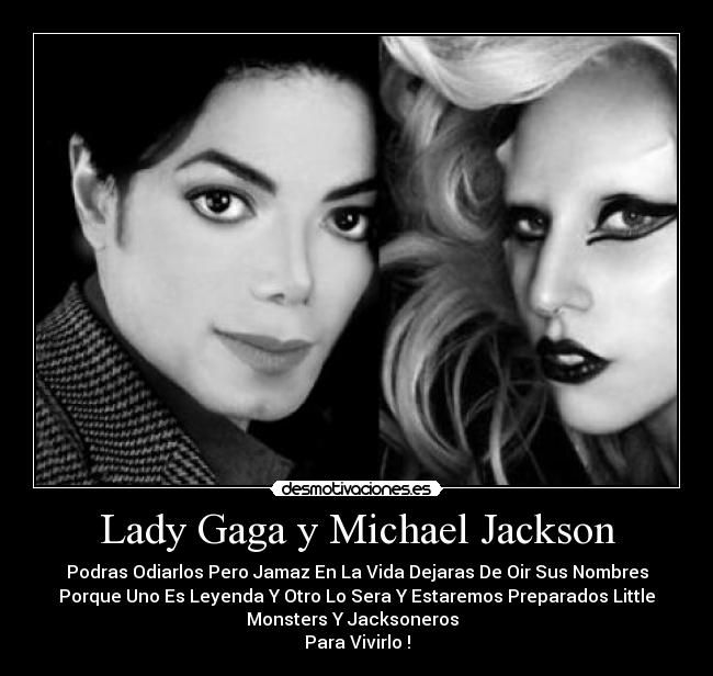 Lady Gaga y Michael Jackson -
