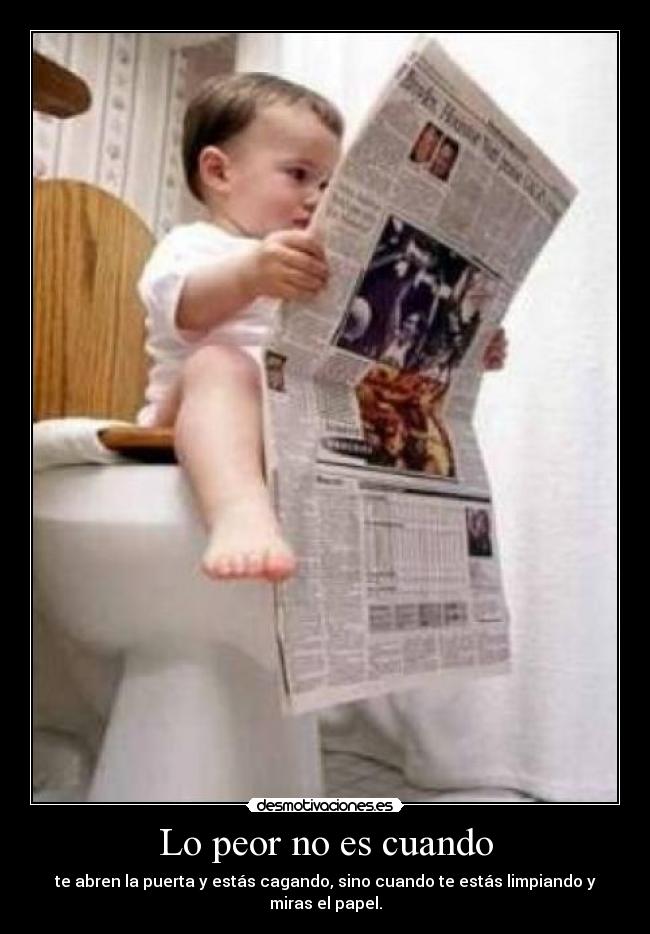 Lo peor no es cuando - 