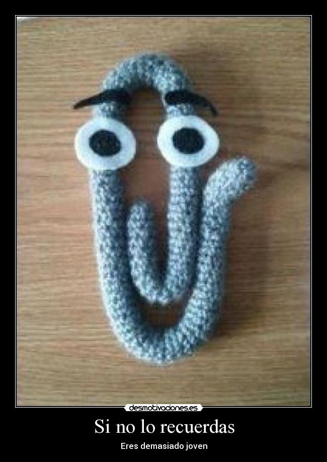 Si no lo recuerdas -