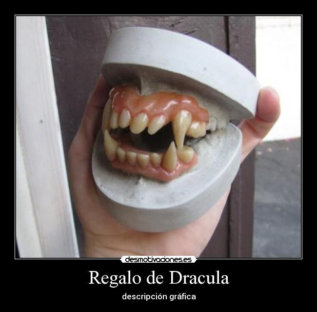 Regalo de Dracula - descripción gráfica