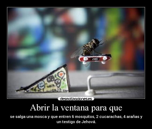 Abrir la ventana para que - 