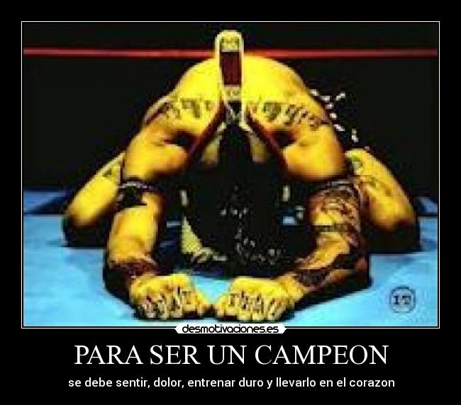 PARA SER UN CAMPEON - 