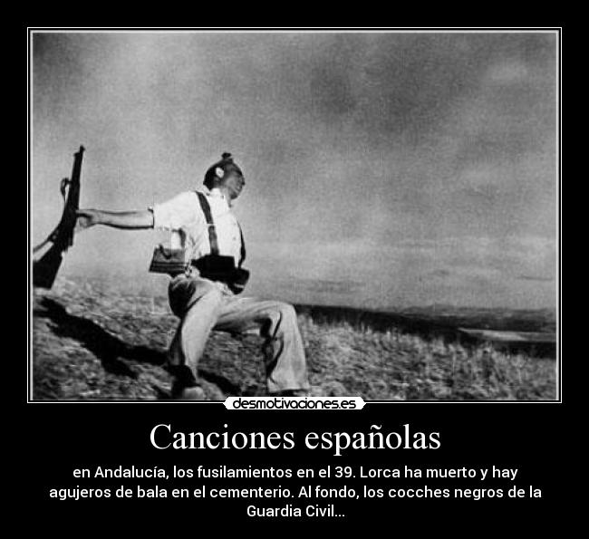 carteles clanornitorrinco spanish bombs the clash robert capa desmotivaciones