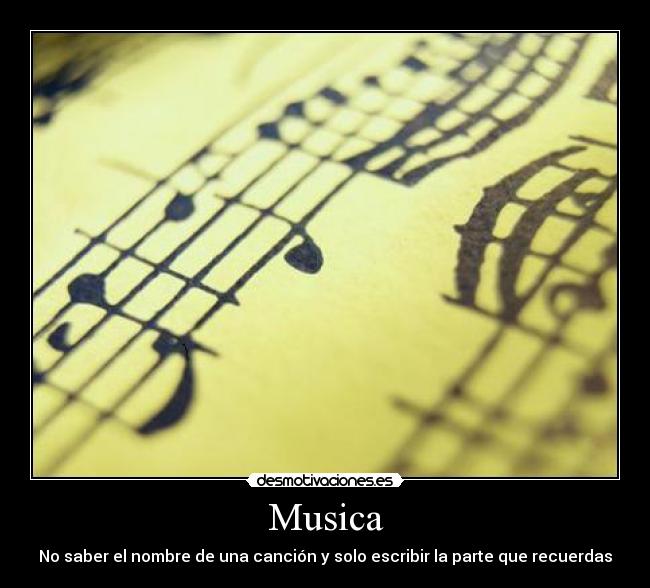 Musica - No saber el nombre de una canción y solo escribir la parte que recuerdas