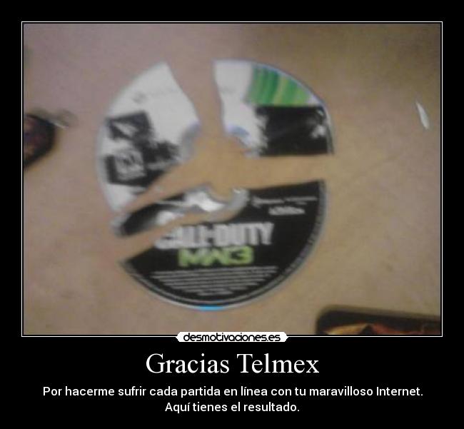 carteles lag mw3 roto telmex desmotivacion juego desmotivaciones