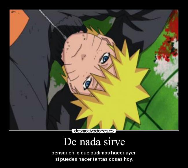 De nada sirve - 