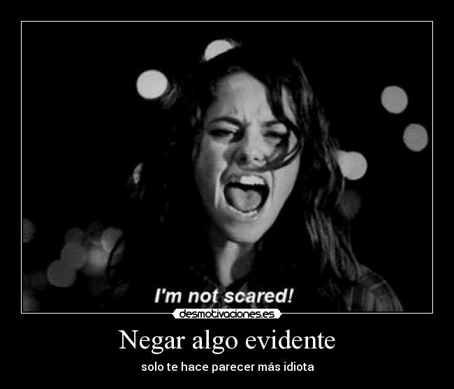 Negar algo evidente - 