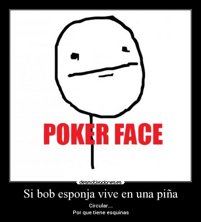 Si bob esponja vive en una piña - 
