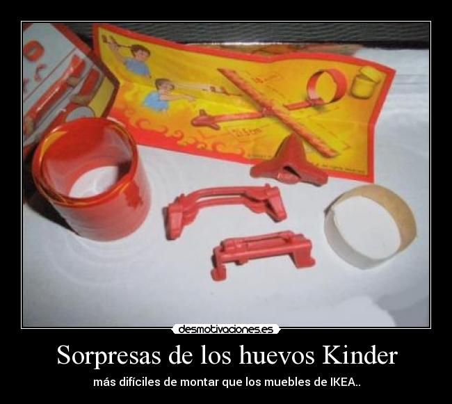 Sorpresas de los huevos Kinder - 