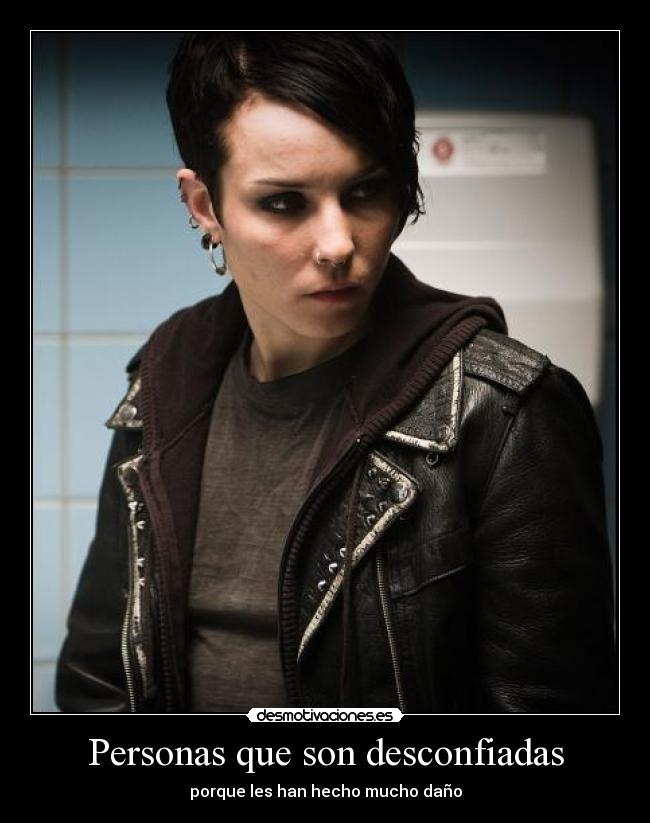 Personas que son desconfiadas -