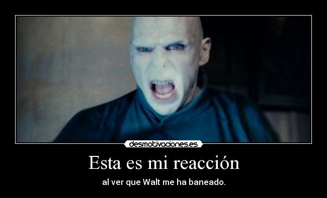 Esta es mi reacción -
