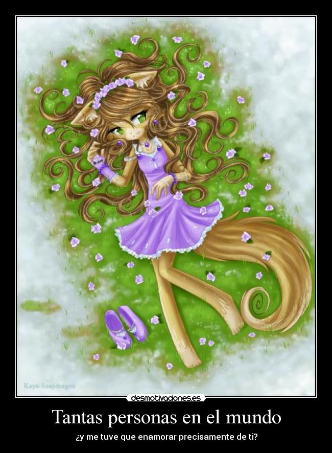 Tantas personas en el mundo - 