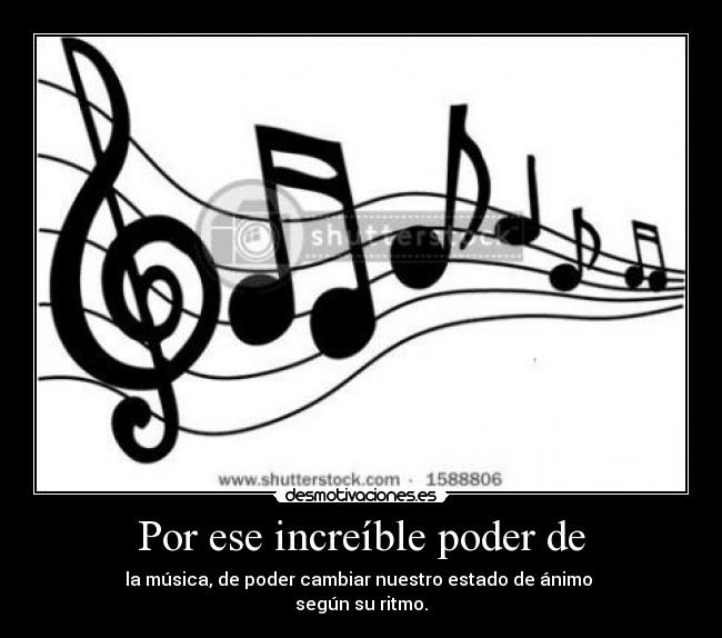 Por ese increíble poder de - 