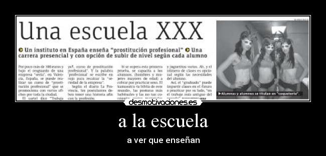 carteles escuela noticia desmotivaciones