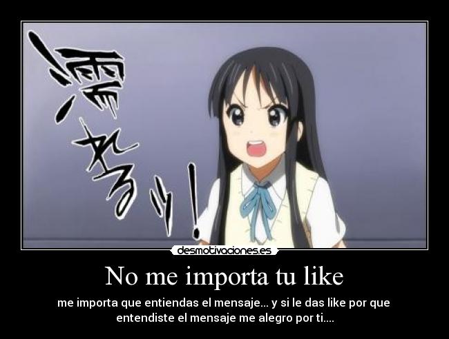 No me importa tu like - 