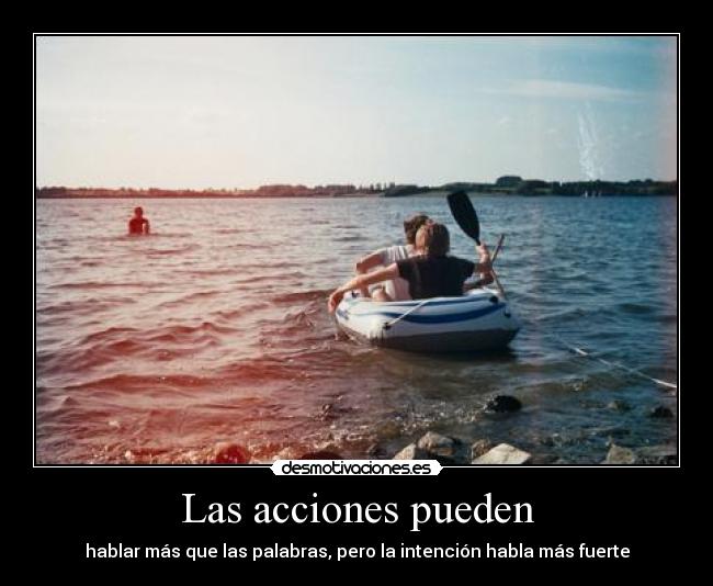 Las acciones pueden -