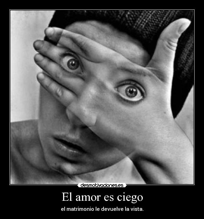 El amor es ciego -