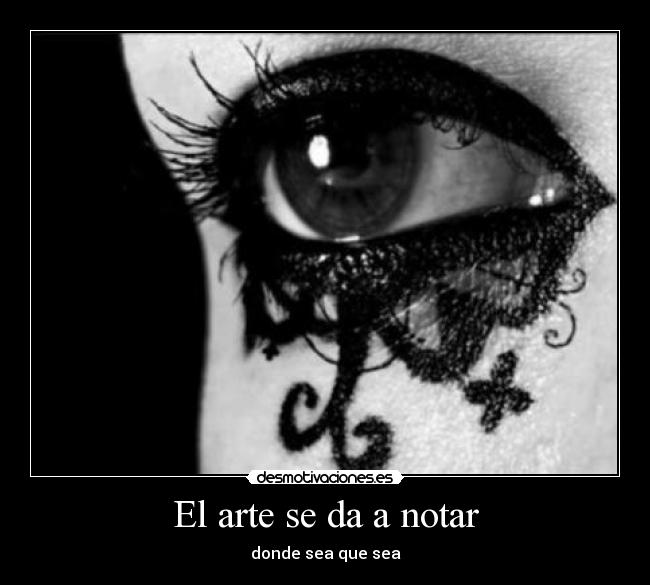 El arte se da a notar - 