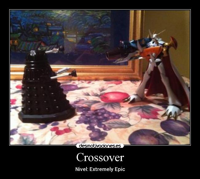 carteles nigatsu harukaze clantimelord digimon dalek contra omnimon crossover extremo desmotivaciones