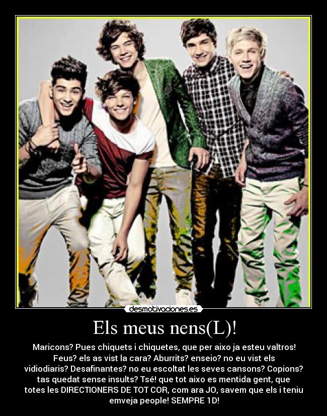 carteles one directiion desmotivaciones