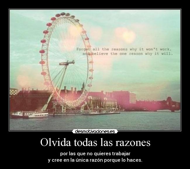 Olvida todas las razones - 