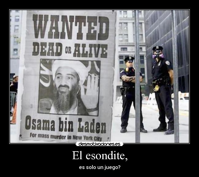 El esondite, - es solo un juego?