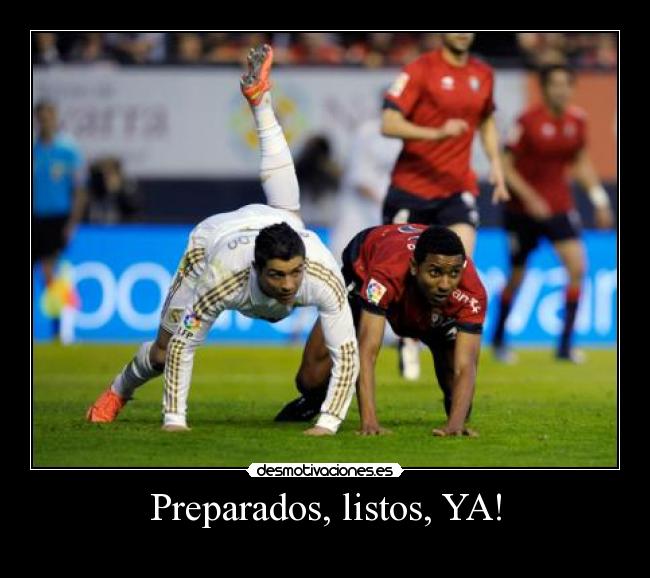 Preparados, listos, YA! -