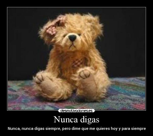 Nunca digas -