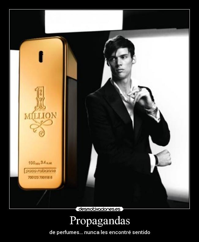 carteles perfume paco rabanne sin sentido propaganda desmotivaciones