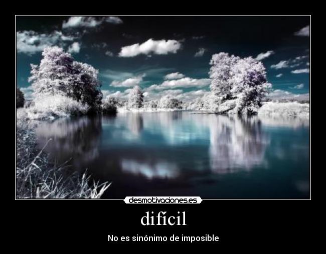 difícil -
