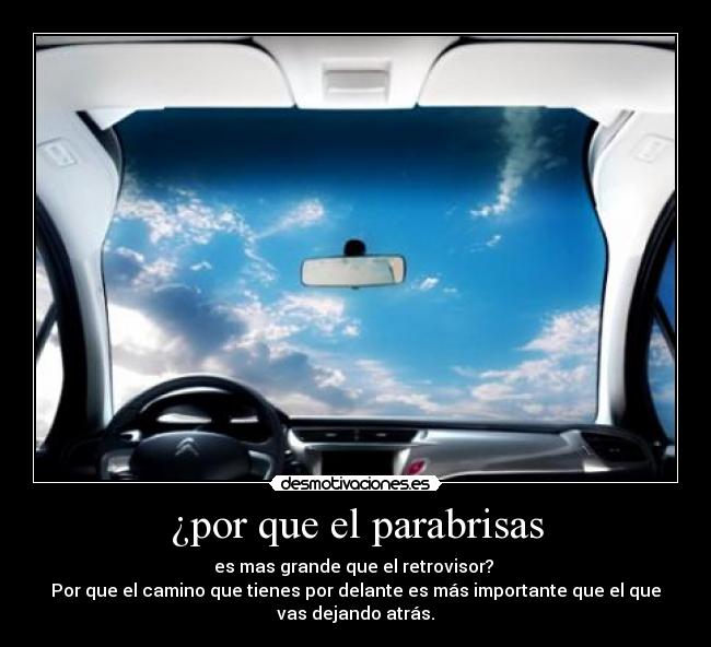 ¿por que el parabrisas -