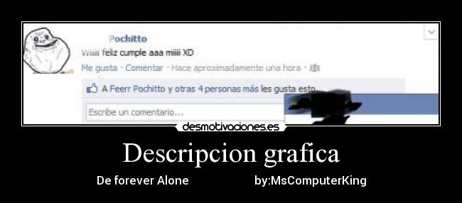 Descripcion grafica - De forever Alone by:MsComputerKing