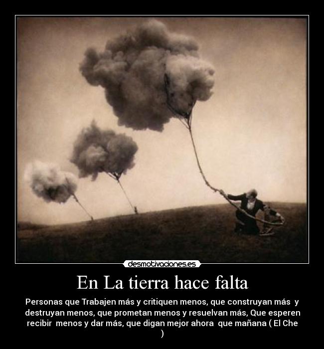 En La tierra hace falta -