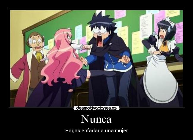 carteles harukaze zero tsukaima anime digo por experiencia propia desmotivaciones