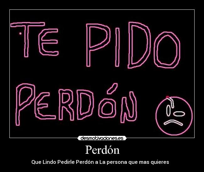 Perdón -