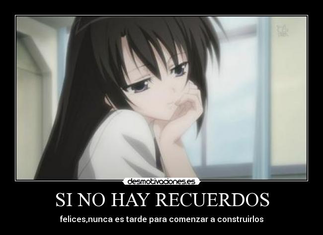 carteles recuerdos seitokai ichizon desmotivaciones