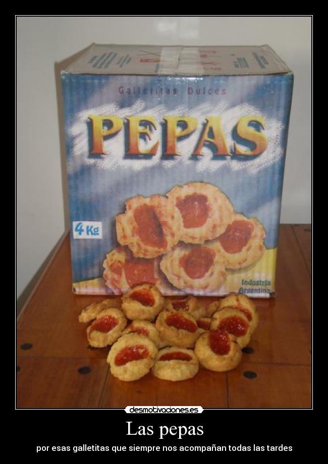 carteles pepas galletitas desmotivaciones