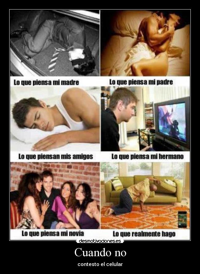 Cuando no - contesto el celular