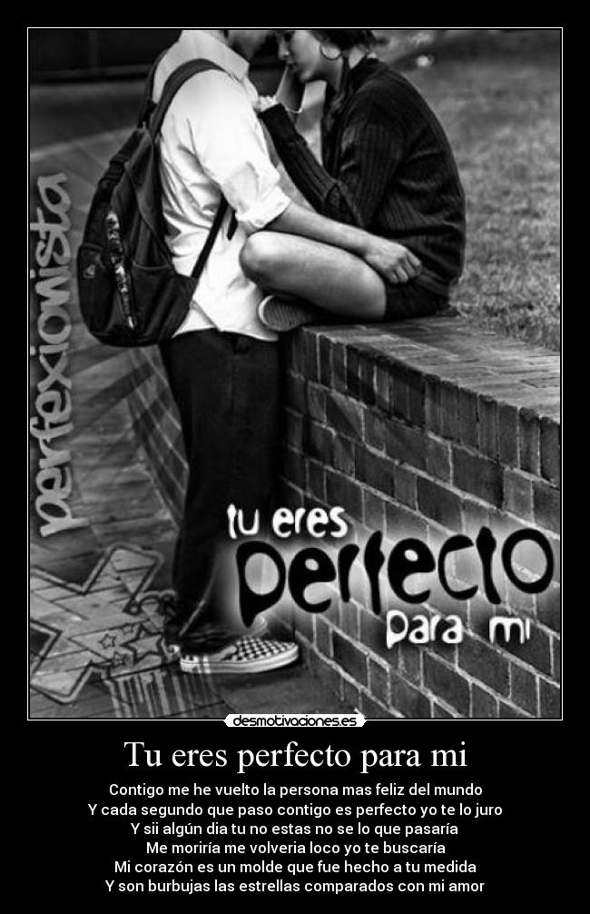 Tu eres perfecto para mi - 