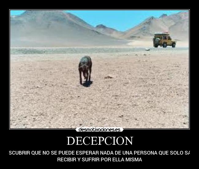 DECEPCION -